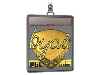 Sticker Slab | byali (Gold) | Krakow 2017