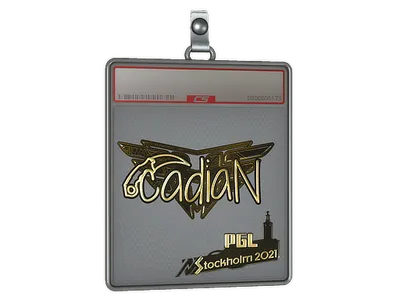 Sticker Slab | cadiaN (Gold) | Stockholm 2021