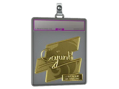 Sticker Slab | cajunb (Gold) | Atlanta 2017