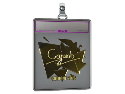 Sticker Slab | cajunb (Gold) | Cologne 2016