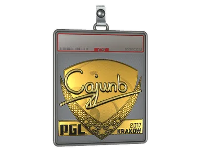 Sticker Slab | cajunb (Gold) | Krakow 2017