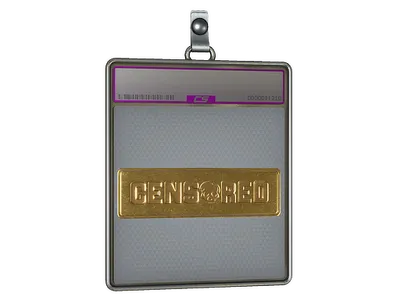 Sticker Slab | Censored (Foil)