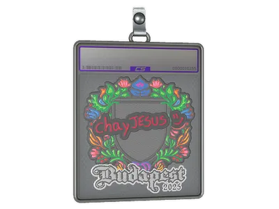 Sticker Slab | chayJESUS (Embroidered) | Budapest 2025