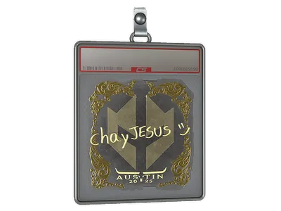 Sticker Slab | chayJESUS (Gold) | Austin 2025