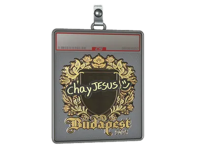 Sticker Slab | chayJESUS (Gold) | Budapest 2025