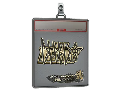 Sticker Slab | chelo (Gold) | Antwerp 2022