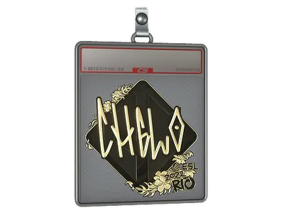 Sticker Slab | chelo (Gold) | Rio 2022