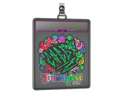 Sticker Slab | chelo (Holo) | Budapest 2025