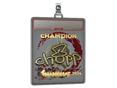 Sticker Slab | chopper (Gold, Champion) | Shanghai 2024