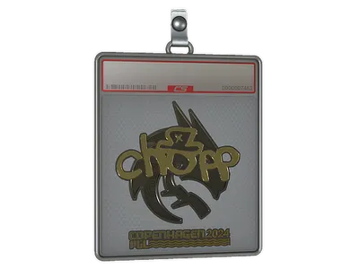 Sticker Slab | chopper (Gold) | Copenhagen 2024