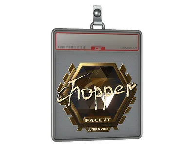 Sticker Slab | chopper (Gold) | London 2018