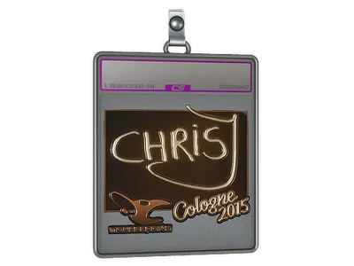 Sticker Slab | chrisJ (Gold) | Cologne 2015