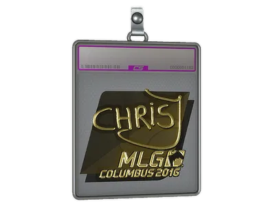 Sticker Slab | chrisJ (Gold) | MLG Columbus 2016