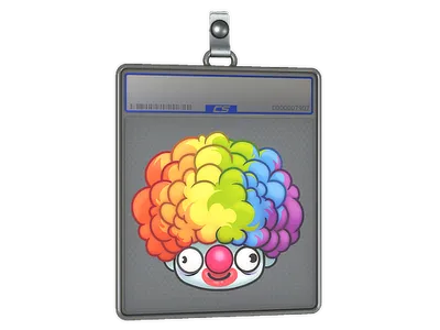 Sticker Slab | Clown Wig
