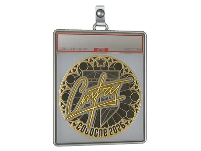 Sticker Slab | cmtry (Gold) | Cologne 2026