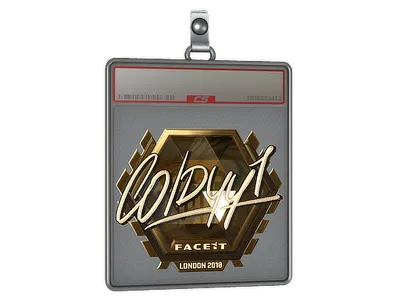 Sticker Slab | COLDYY1 (Gold) | London 2018