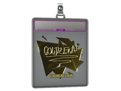 Sticker Slab | coldzera (Gold) | Cologne 2016