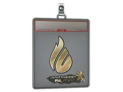 Sticker Slab | Copenhagen Flames (Gold) | Antwerp 2022