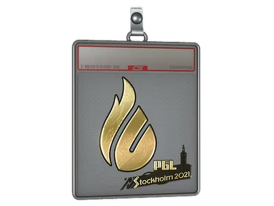 Sticker Slab | Copenhagen Flames (Gold) | Stockholm 2021
