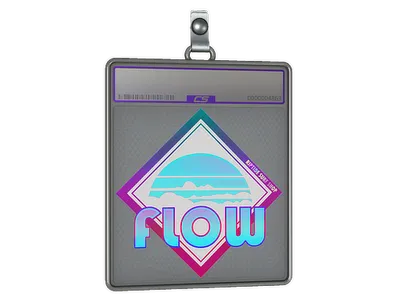 Sticker Slab | Cotton Candy Flow (Holo)