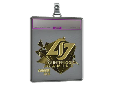 Sticker Slab | Counter Logic Gaming (Gold) | Cologne 2016
