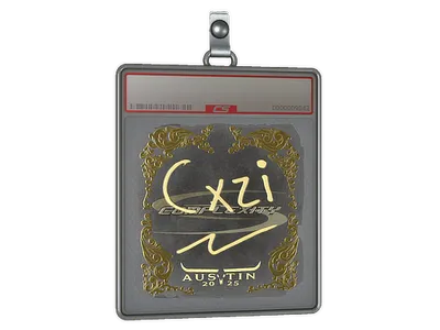 Sticker Slab | Cxzi (Gold) | Austin 2025