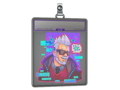 Sticker Slab | Cyber Romanov (Holo)