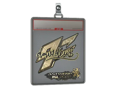 Sticker Slab | dav1d (Gold) | Antwerp 2022