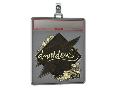 Sticker Slab | dav1deuS (Gold) | Rio 2022