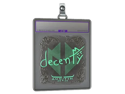 Sticker Slab | decenty (Foil) | Austin 2025