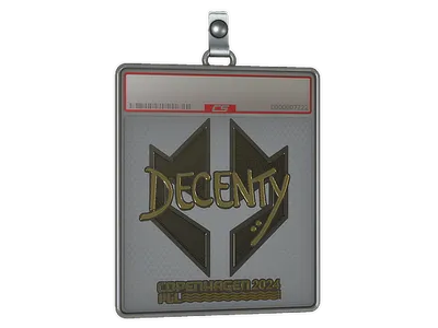 Sticker Slab | decenty (Gold) | Copenhagen 2024