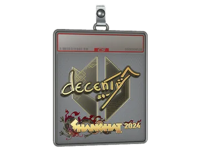 Sticker Slab | decenty (Gold) | Shanghai 2024