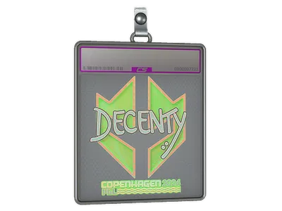 Sticker Slab | decenty (Holo) | Copenhagen 2024