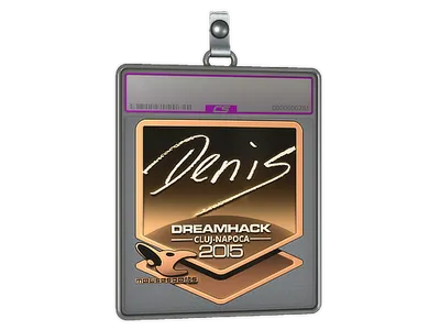 Sticker Slab | denis (Gold) | Cluj-Napoca 2015