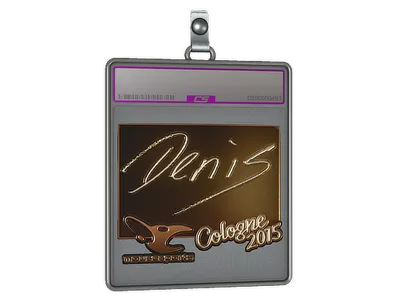 Sticker Slab | denis (Gold) | Cologne 2015