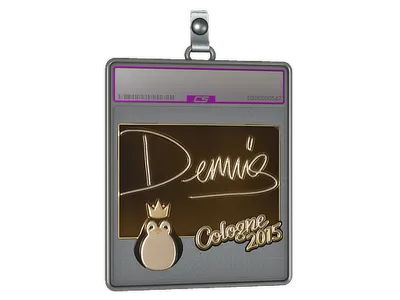 Sticker Slab | dennis (Gold) | Cologne 2015