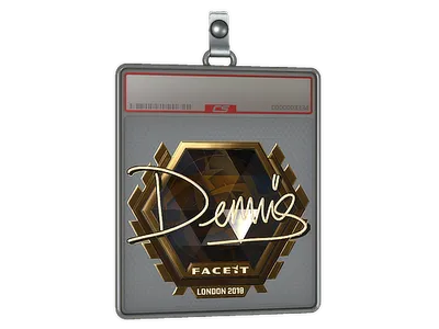 Sticker Slab | dennis (Gold) | London 2018