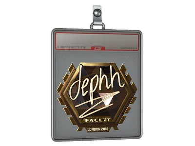 Sticker Slab | dephh (Gold) | London 2018