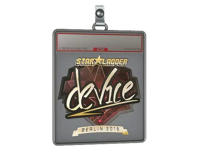 Sticker Slab | device (Gold) | Berlin 2019