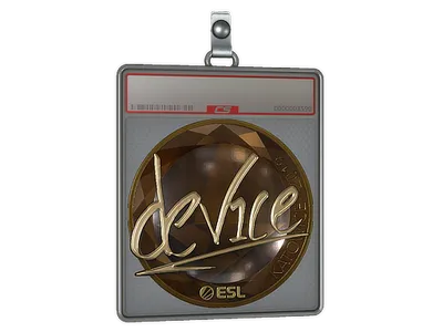 Sticker Slab | device (Gold) | Katowice 2019