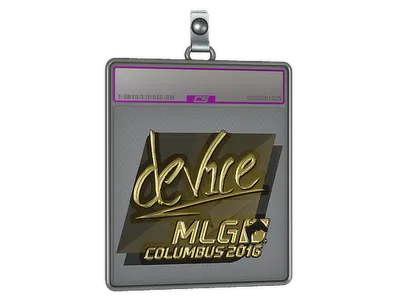 Sticker Slab | device (Gold) | MLG Columbus 2016