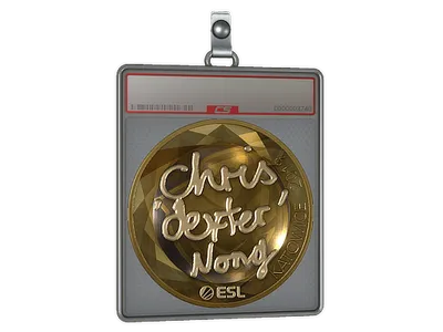 Sticker Slab | dexter (Gold) | Katowice 2019