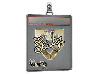 Sticker Slab | dexter (Gold) | Paris 2023