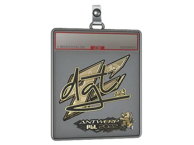 Sticker Slab | dgt (Gold) | Antwerp 2022