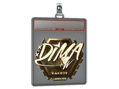 Sticker Slab | Dima (Gold) | London 2018