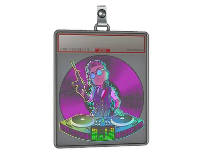 Sticker Slab | DJ Safecracker (Lenticular)