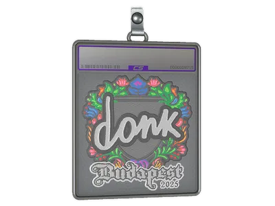 Sticker Slab | donk (Embroidered) | Budapest 2025