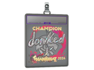 Sticker Slab | donk (Glitter, Champion) | Shanghai 2024