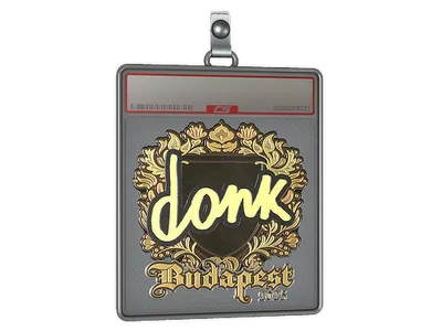 Sticker Slab | donk (Gold) | Budapest 2025
