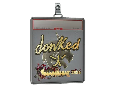Sticker Slab | donk (Gold) | Shanghai 2024